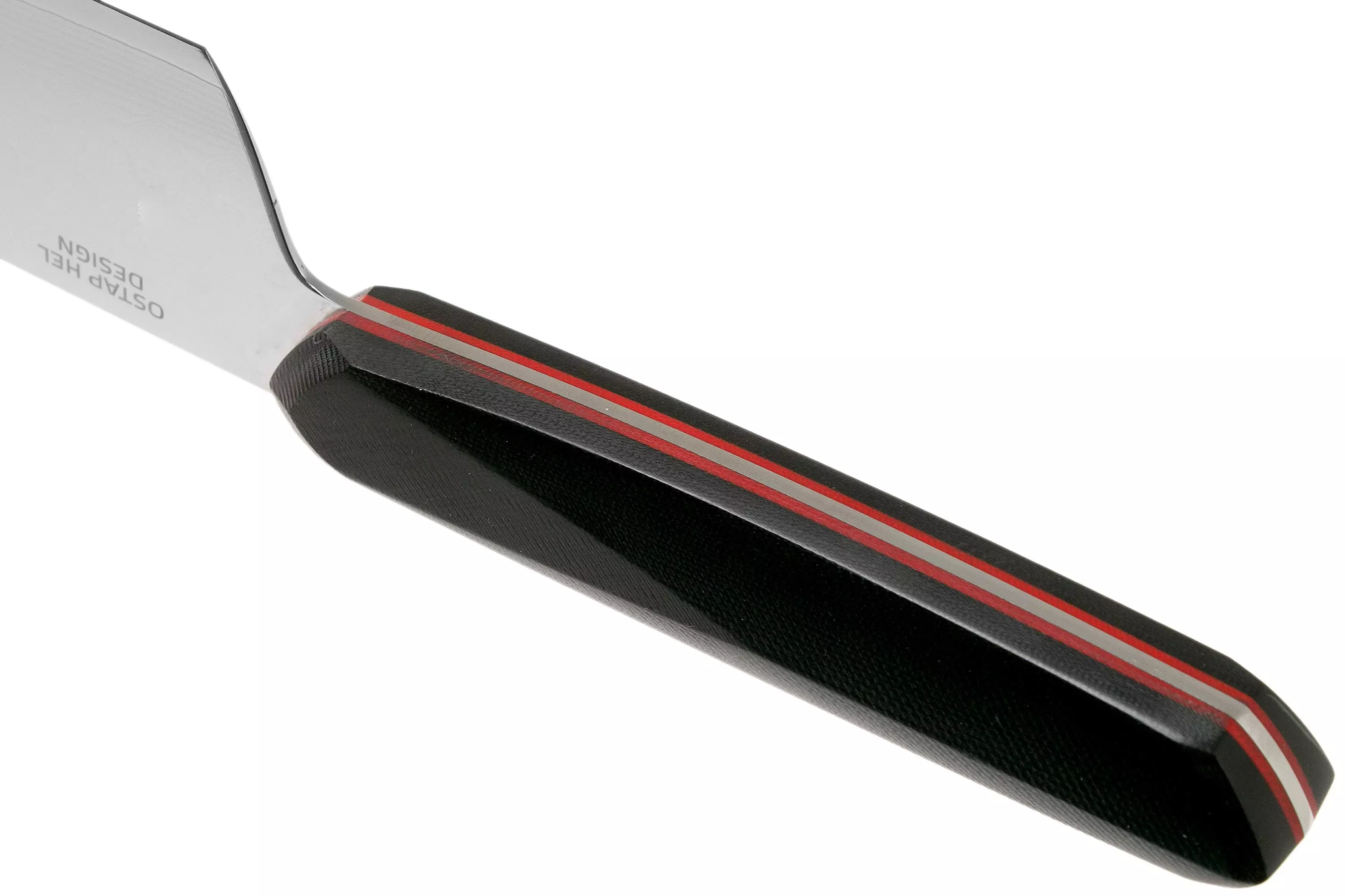 Нож кухонный Xin Cutlery Chef XC126 215мм, сталь VG-10, рукоять черно-красная G10 - фото 5