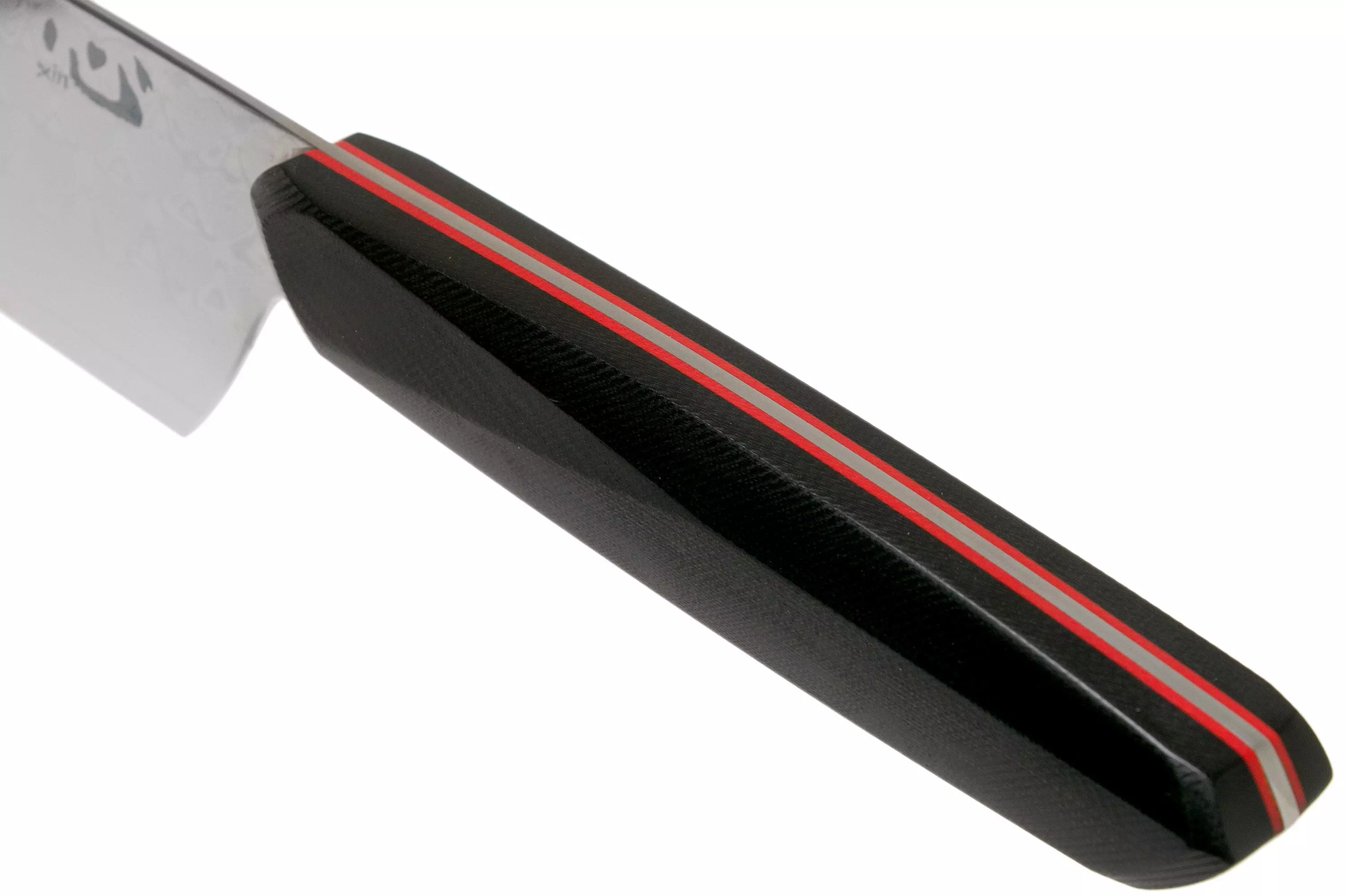 Нож кухонный Xin Cutlery Chef XC126 215мм, сталь VG-10, рукоять черно-красная G10 - фото 6
