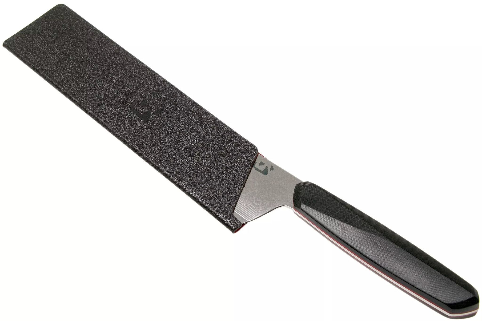 Нож кухонный Xin Cutlery Chef XC126 215мм, сталь VG-10, рукоять черно-красная G10 - фото 7