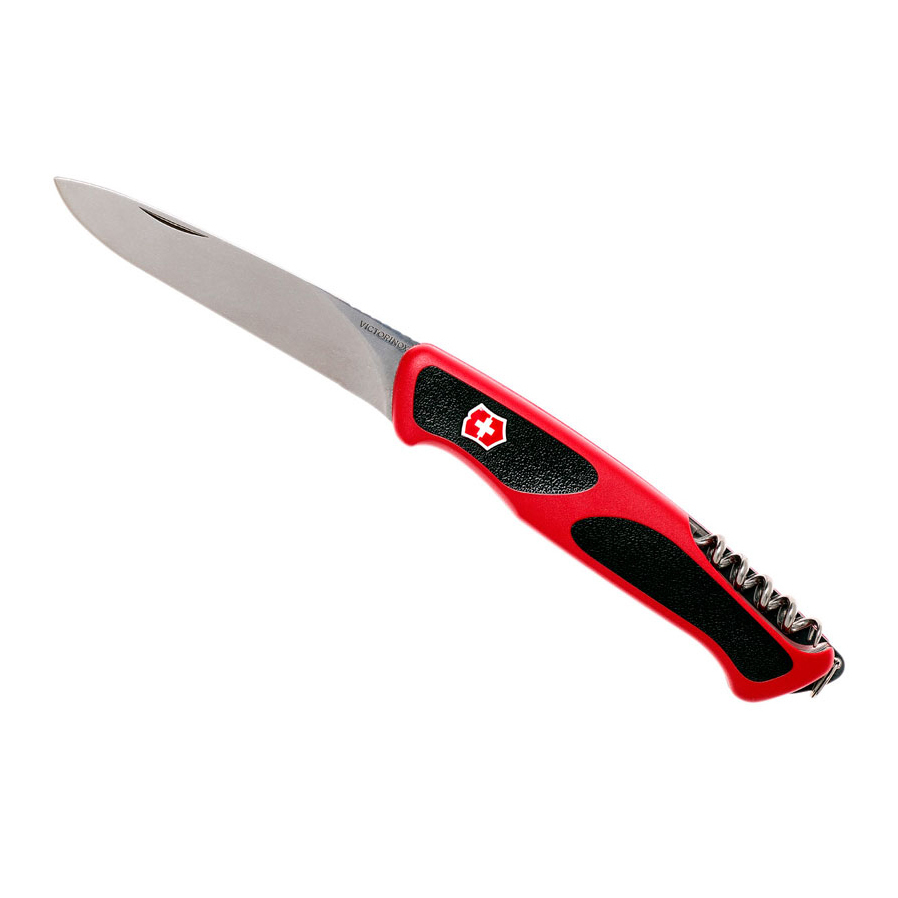 Нож перочинный Victorinox RangerGrip 52 0.9523.C 130мм 5 функций красно-чёрный - фото 5