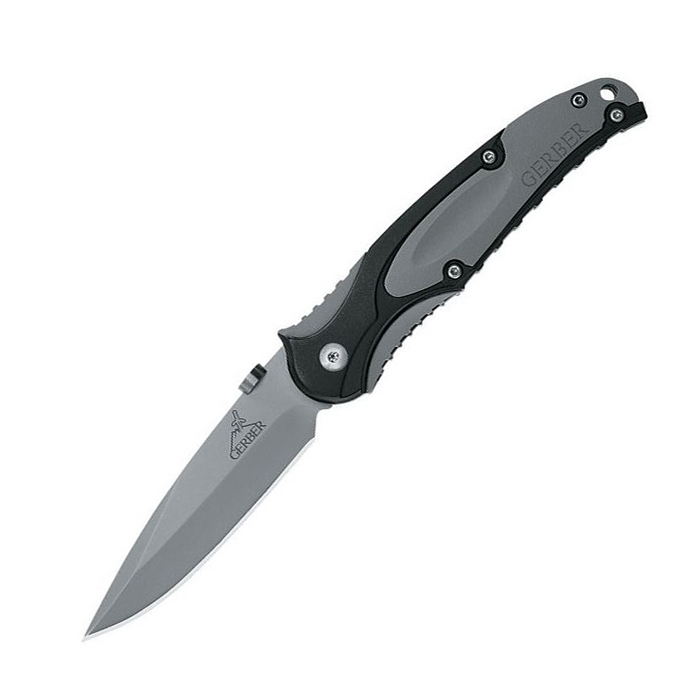 Складной нож Gerber PR 3.0, сталь 420HC, рукоять термопластик GFN, чёрно-серый - фото 1