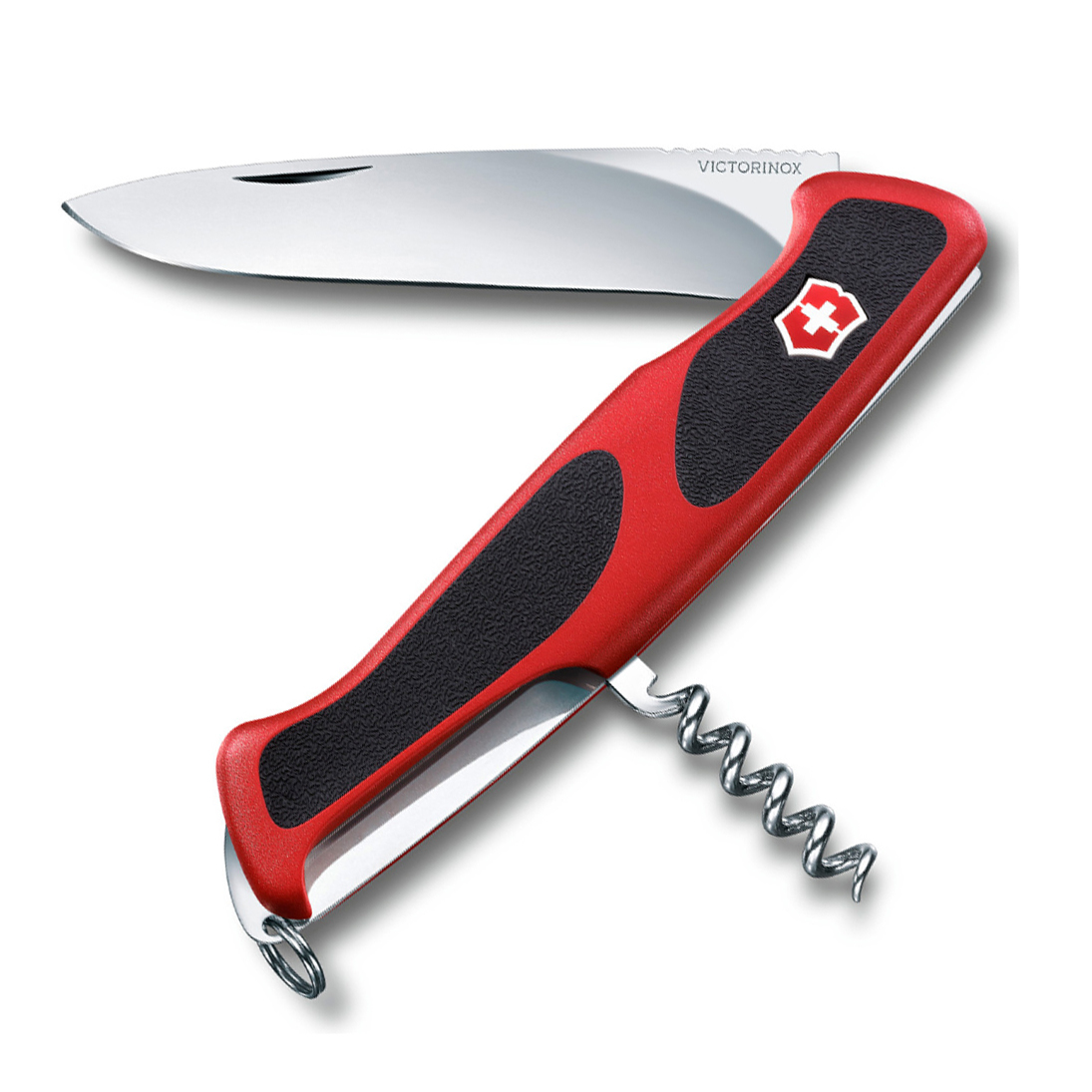 Нож перочинный Victorinox RangerGrip 52, сталь X55CrMo14, рукоять полиамид, красно-чёрный