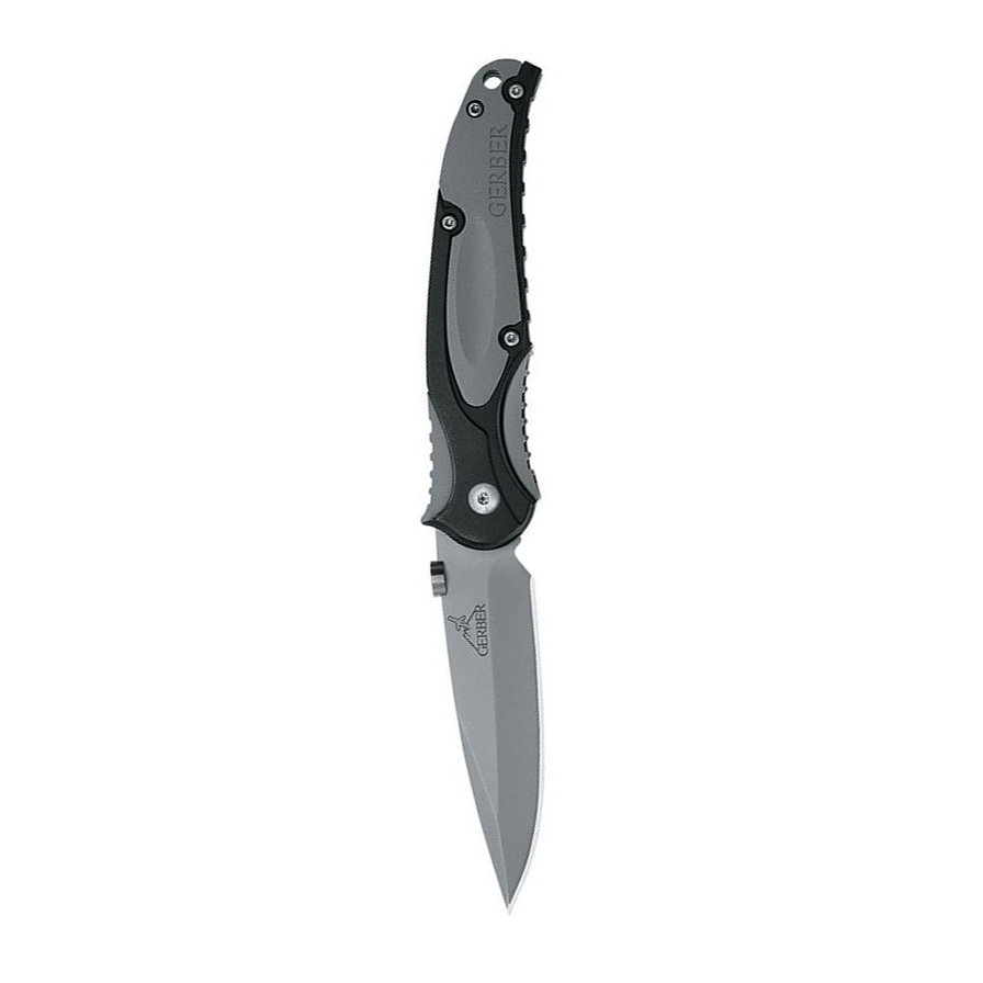Складной нож Gerber PR 3.0, сталь 420HC, рукоять термопластик GFN, чёрно-серый - фото 2