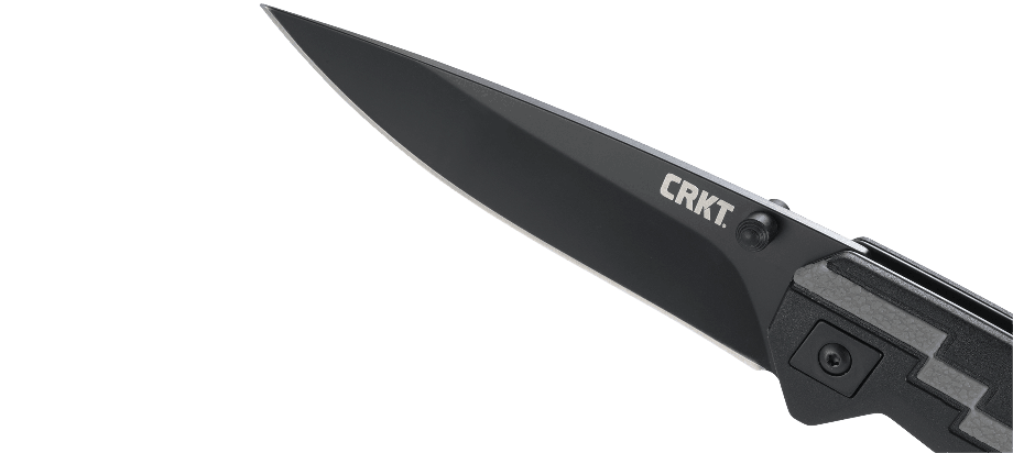 Полуавтоматический складной нож Hyperspeed, CRKT 7020, сталь 8Cr14MoV Black Oxide Coating, рукоять термопластик GRN - фото 8