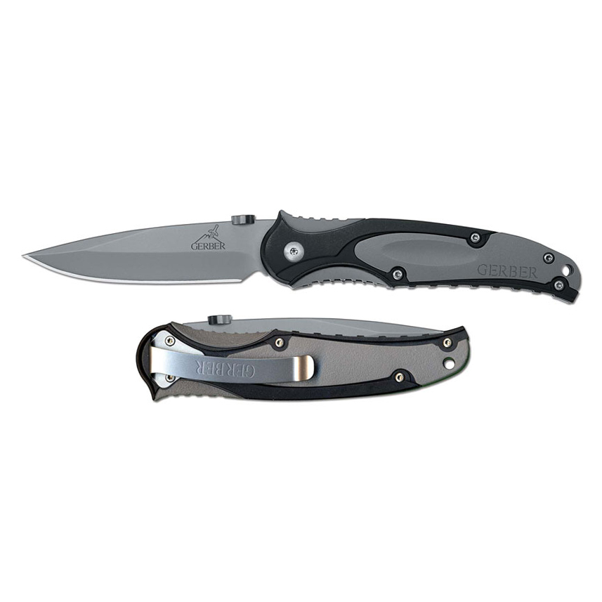 Складной нож Gerber PR 3.0, сталь 420HC, рукоять термопластик GFN, чёрно-серый - фото 5