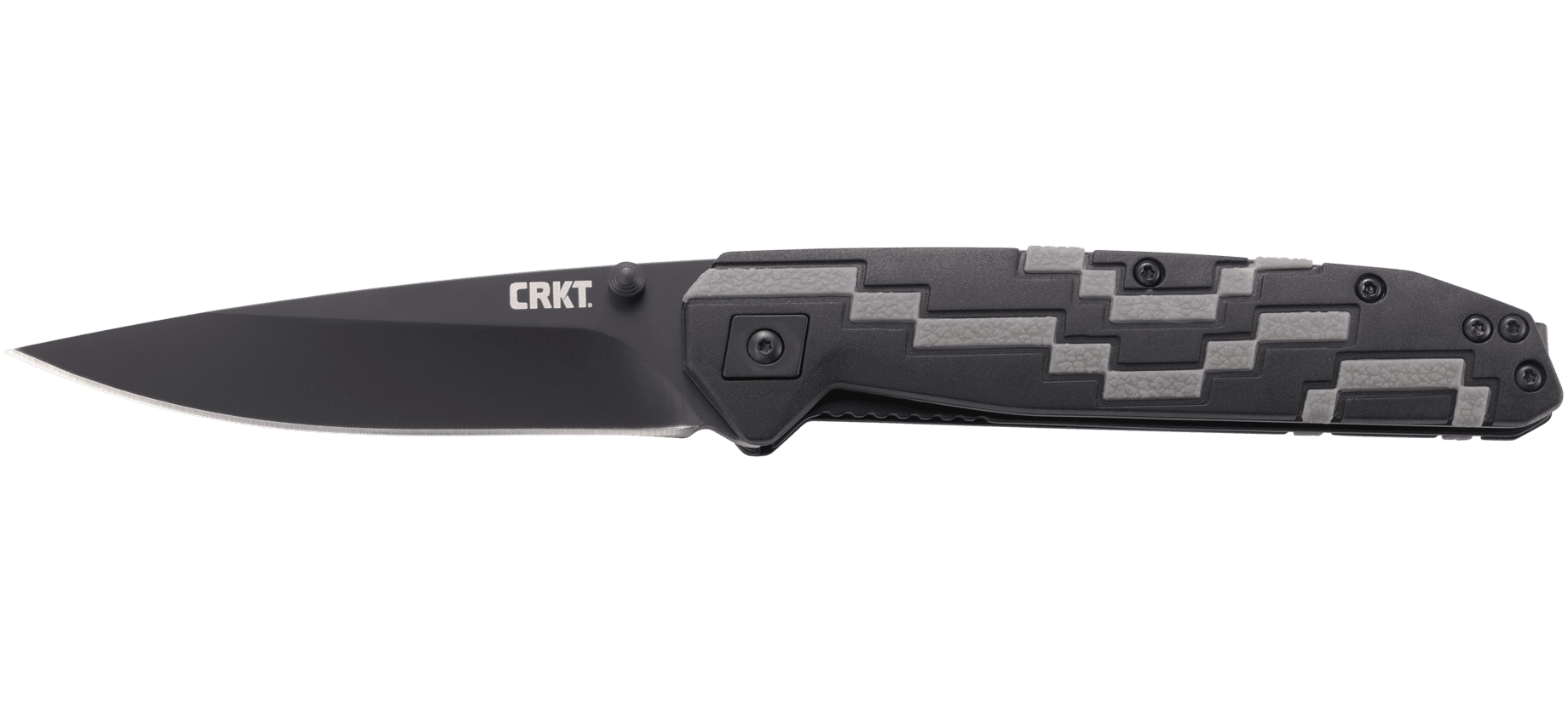 Полуавтоматический складной нож Hyperspeed, CRKT 7020, сталь 8Cr14MoV Black Oxide Coating, рукоять термопластик GRN - фото 9