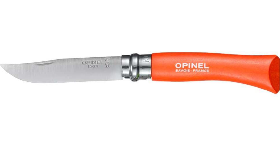фото Нож складной opinel №7, сталь sandvik 12c27, рукоять бук, оранжевый