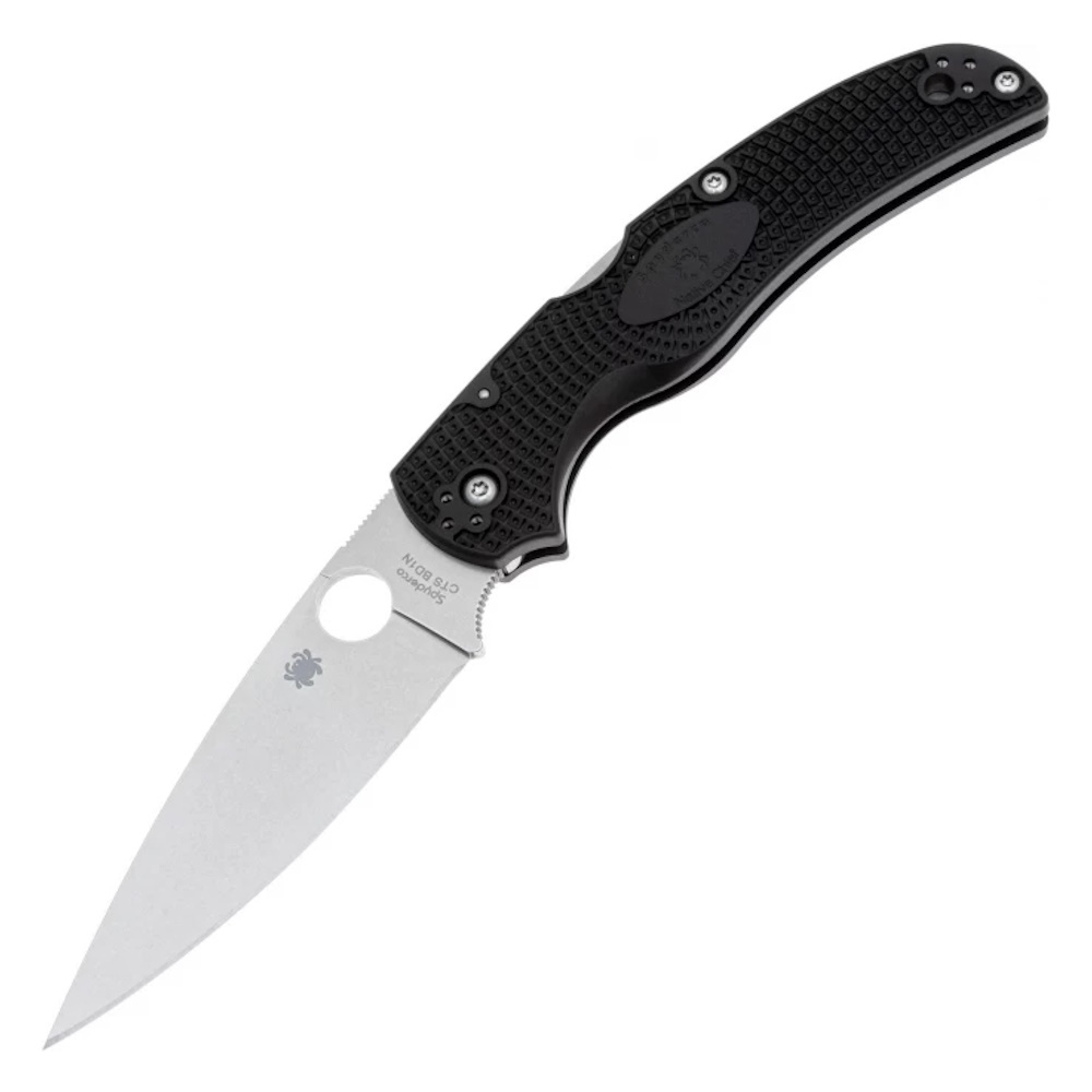 Складной нож Spyderco Native Chief, сталь CTS-BD1N, рукоять FRN черная