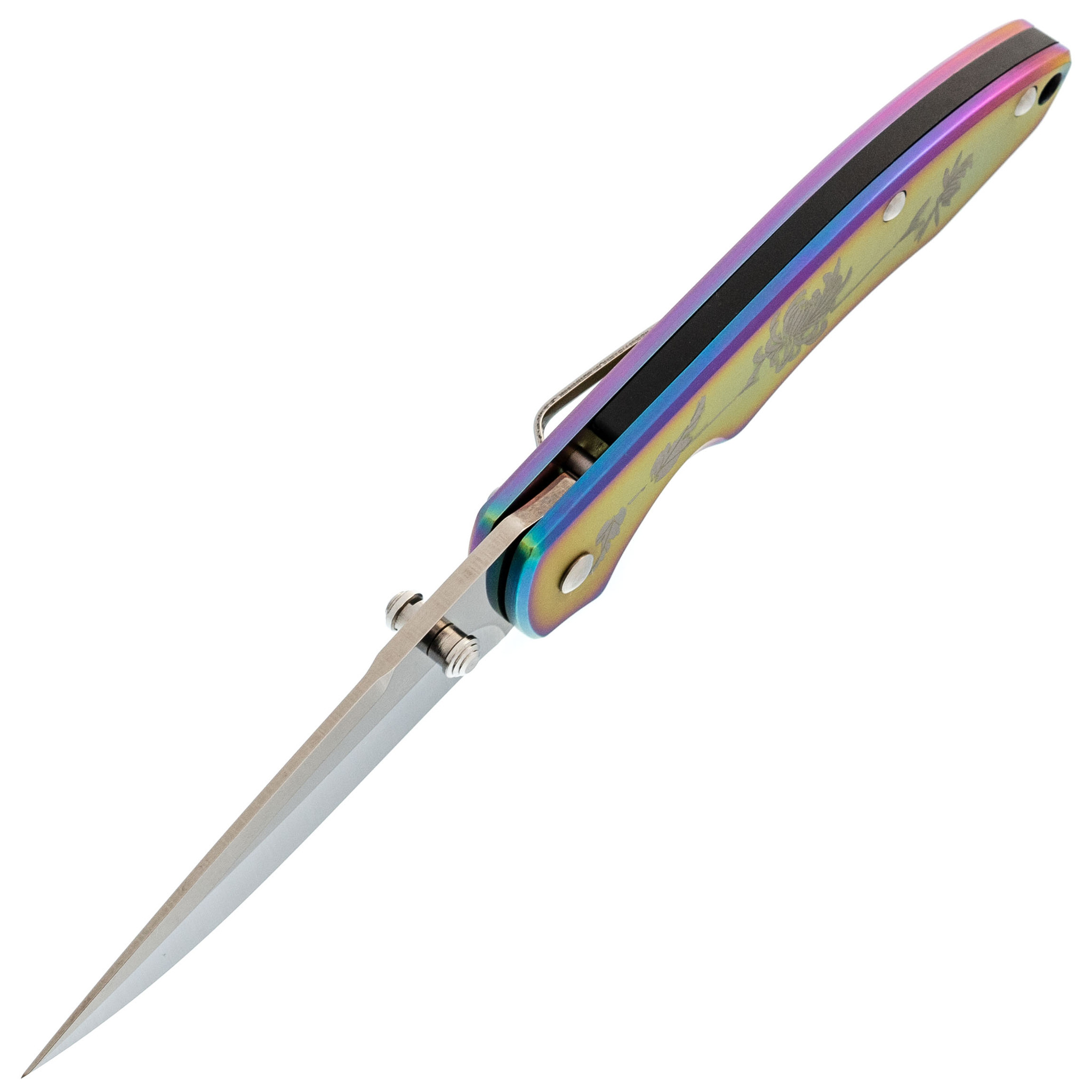 Складной нож Sanrenmu 7073LUX-SR, сталь 12C27, рукоять сталь - фото 2
