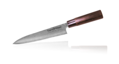 Фото Нож Поварской Shippu, Tojiro, FD-599, сталь VG-10, коричневый, в картонной коробке