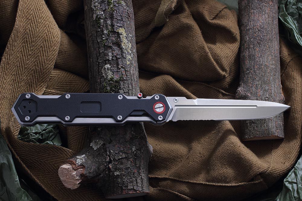 Складной нож Ferat serrated, сталь D2, рукоять G10, Mr.Blade - фото 8