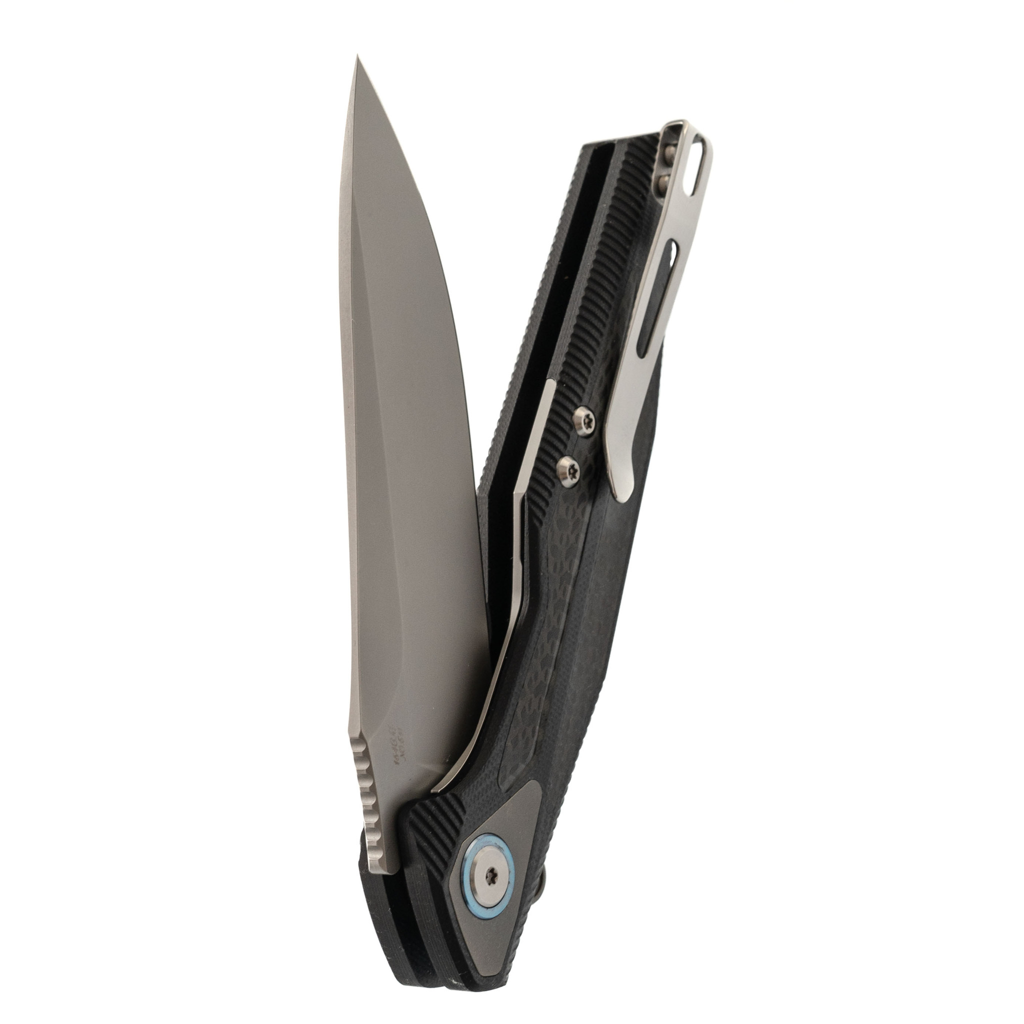 Нож складной Tulay Rikeknife, сталь 154CM, Black G10/Carbon Fiber - фото 6