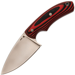 Фото Разделочный нож Бобр цм, сталь N690, рукоять G10, черно-красный