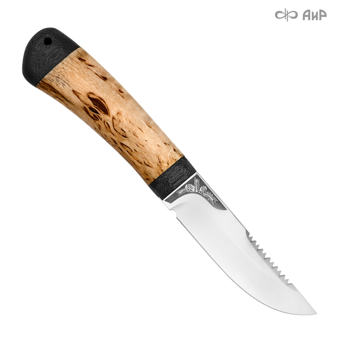 Нож Робинзон-2, карельская береза, 95х18, Бренды, АиР