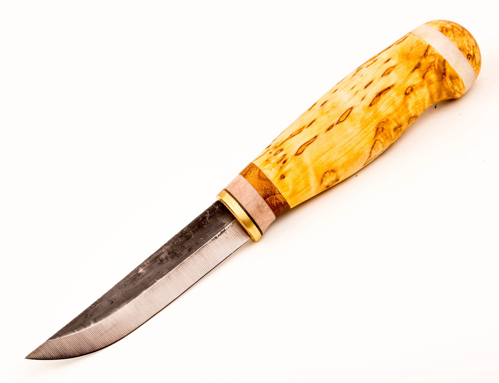 Нож Lappi Puukko 95, финская береза, сталь 80CrV2 - фото 1