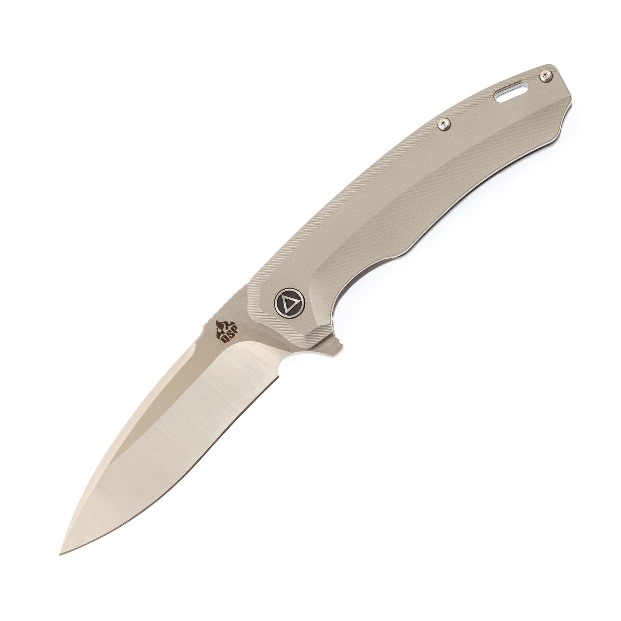 Складной нож II Woodpecker, M390, титан - фото 1