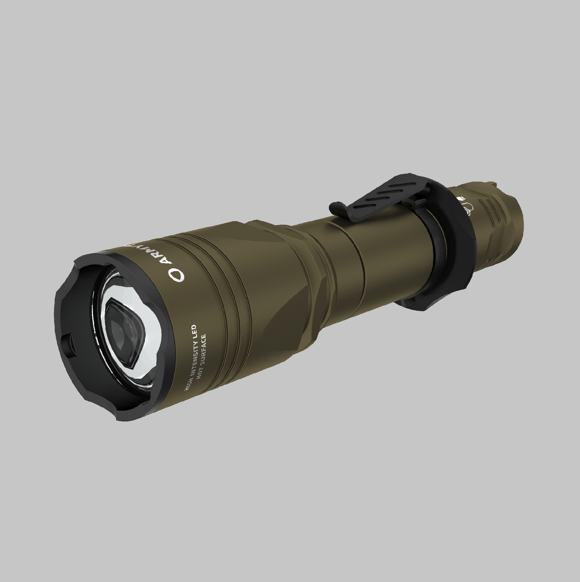 Фонарь тактический Armytek Dobermann Pro Magnet USB Olive (теплый свет) 1400 лм + 18650 (в комплекте) - фото 3