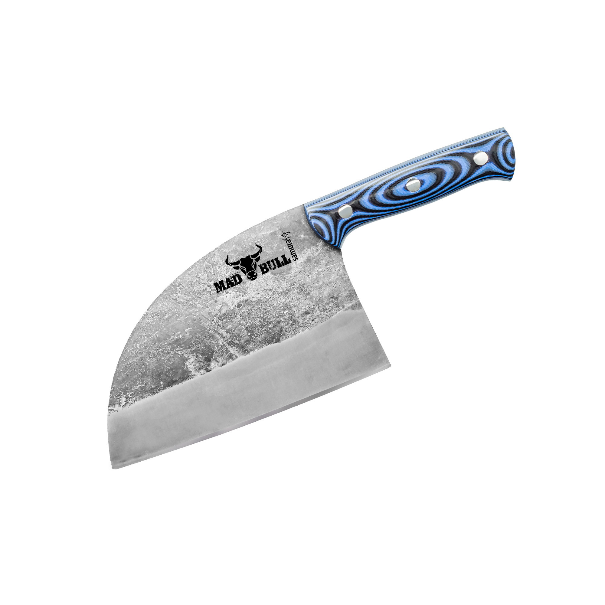 Сербский нож (топорик) Samura MAD BULL, сталь AUS-8, рукоять G10 шабер двусторонний лопатка вогнутая топорик 12 6 см