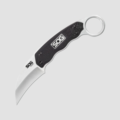 Фото Нож с фиксированным клинком Gambit 6.6 см - SOG GB1001, сталь 7Cr17MoV, рукоять пластик GRN