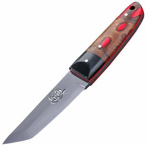 Нож скрытого ношения с фиксированным клинком Citadel Mushroom, сталь N690, рукоять Banksia Red