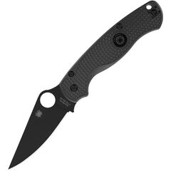 Фото Складной нож Spyderco Para-Military 2 Lightweight, сталь CTS BD1N DLC, рукоять FRN, черный