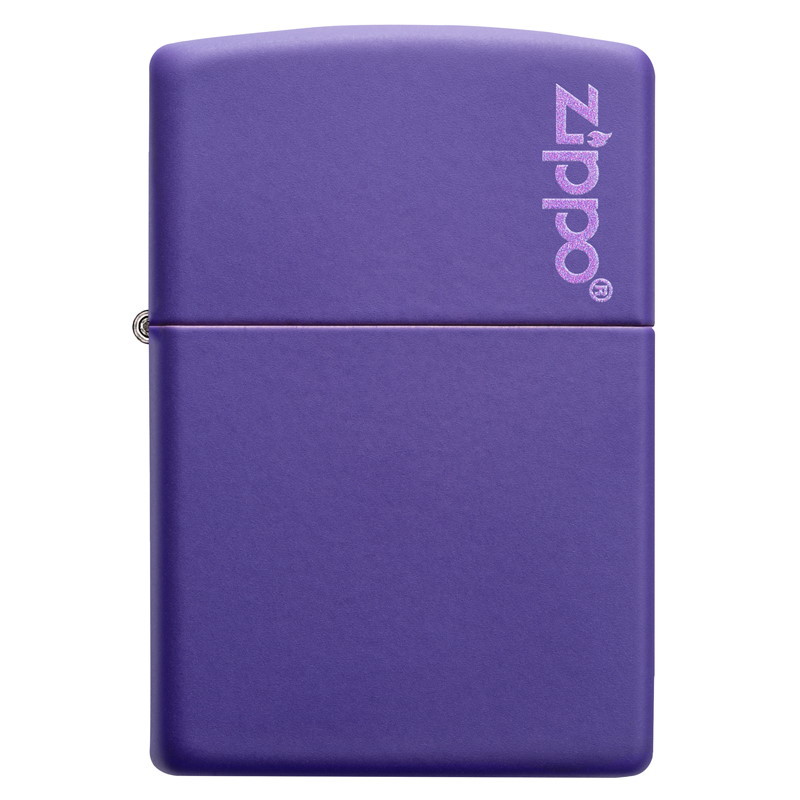Зажигалка ZIPPO Classic с покрытием Purple Matte, латунь/сталь, фиолетовая, матовая, 36x12x56 мм - фото 2