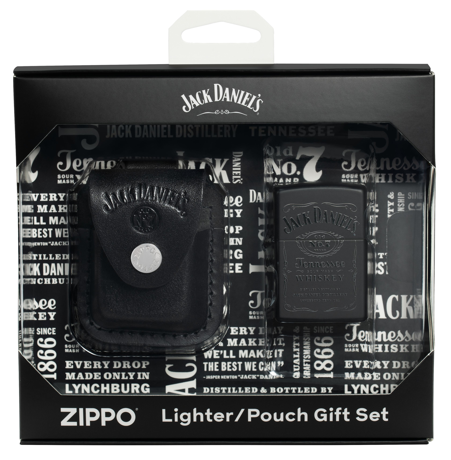 Подарочный набор Jack Daniels®: зажигалка и кожаный чехол ZIPPO 48460 - фото 2