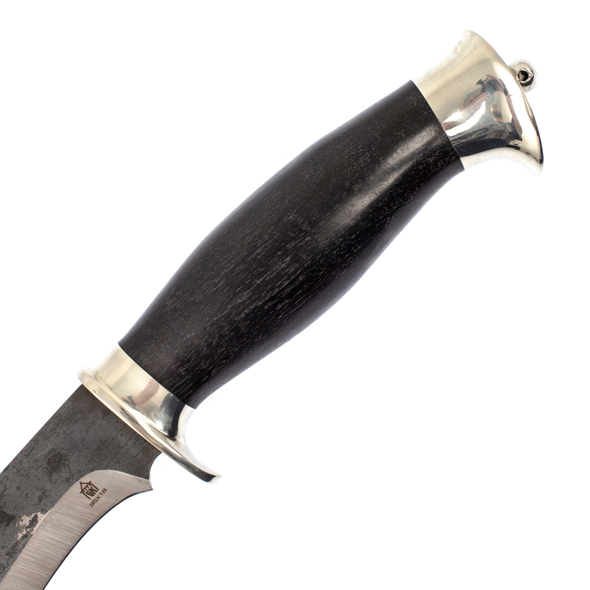Нож Кукри, сталь 95х18, граб - фото 4