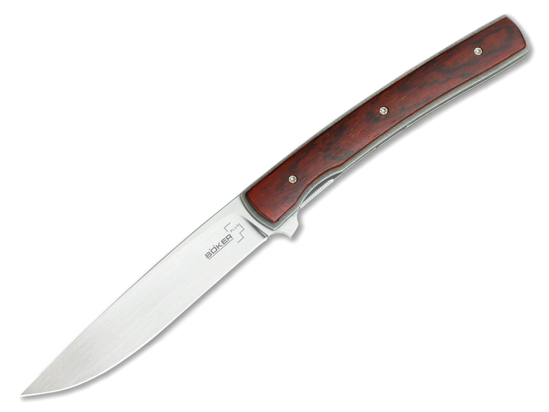 Складной нож Boker Urban Trapper Gentleman Cocobolo Wood 01BO722, сталь VG-10, рукоять титан/дерево