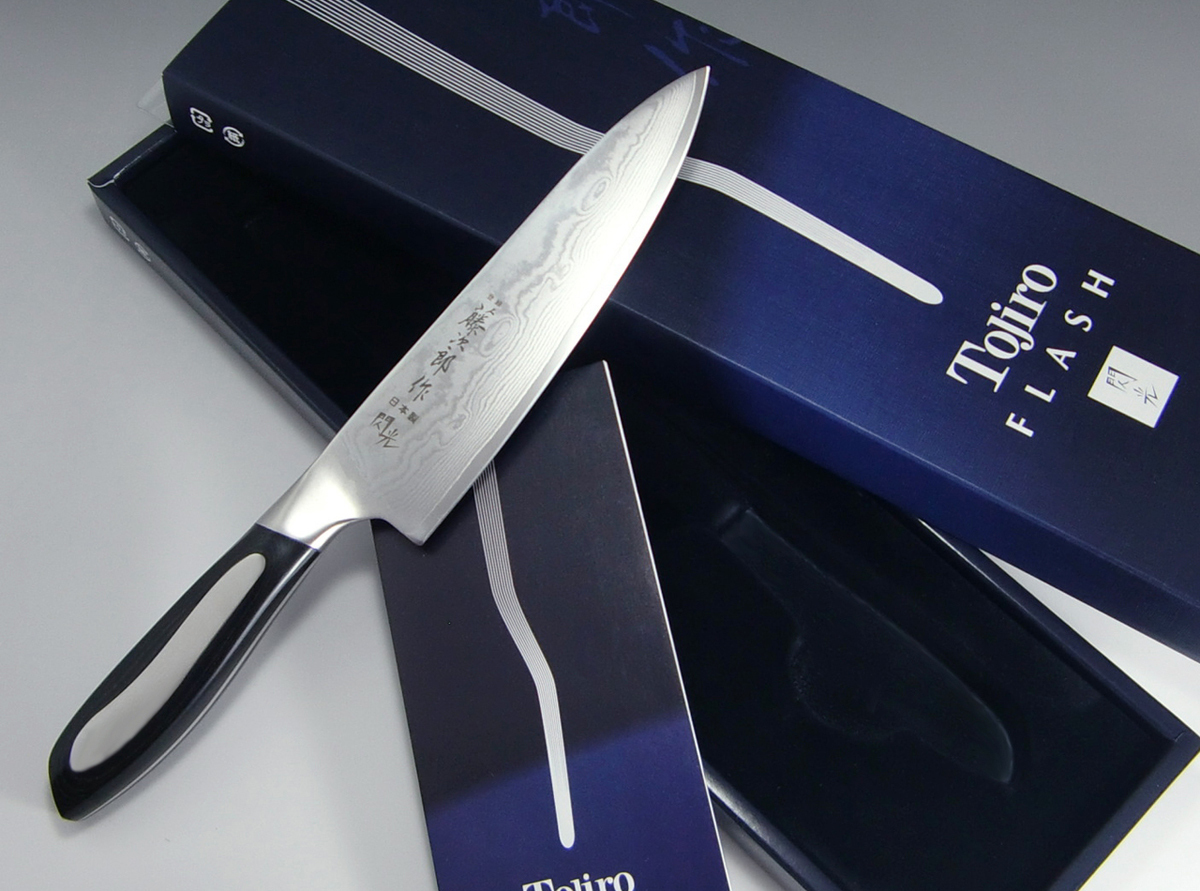 Нож Кухонный Филейный, Flash, Tojiro, FF-SL240, сталь VG10, в картонной коробке - фото 5