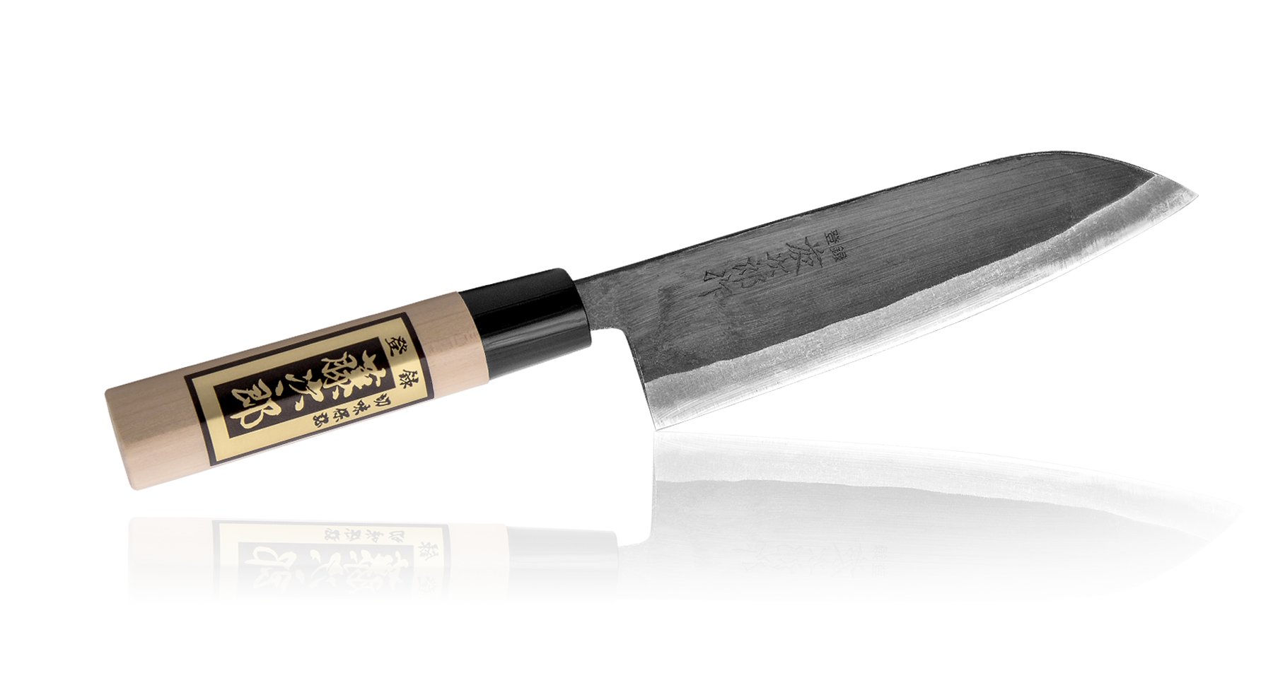 фото Нож сантоку japanese knife, tojiro, f-698, сталь shirogami, коричневый, в картонной коробке