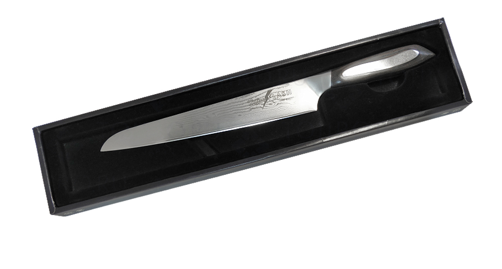 Нож Кухонный Филейный, Flash, Tojiro, FF-SL240, сталь VG10, в картонной коробке - фото 6