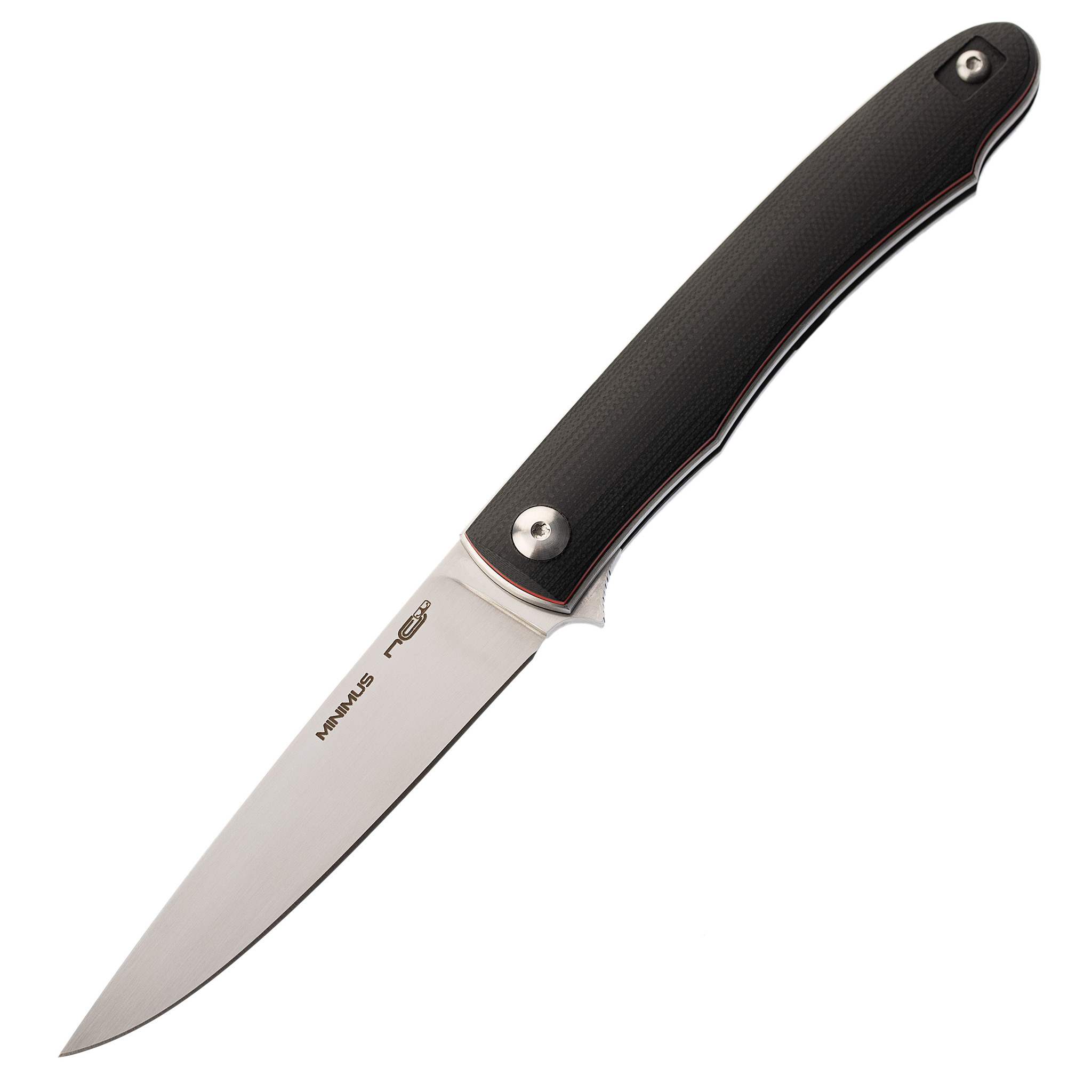 Складной нож Minimus, сталь X105 Satin, G10 Red/Black - фото 1