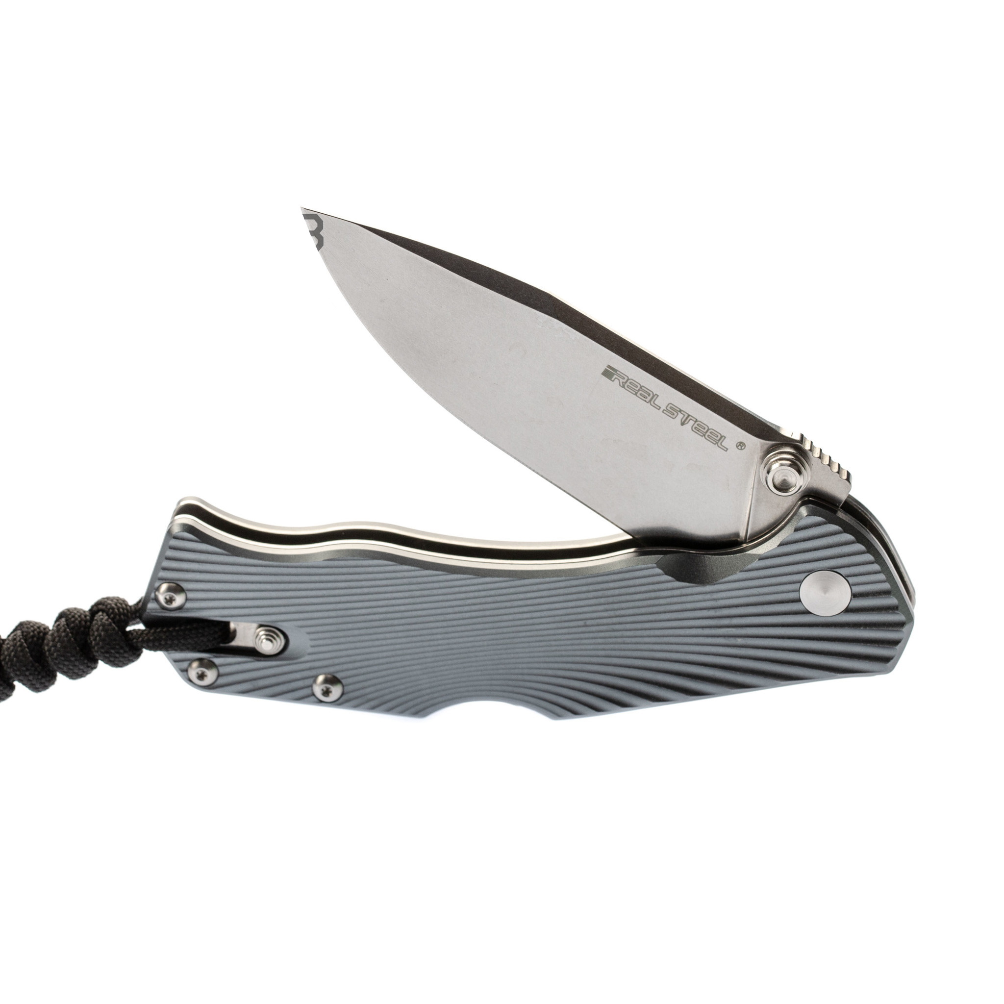 Складной нож RealSteel H7 Special Edition Grey, сталь Sandvik 14C28N - фото 4