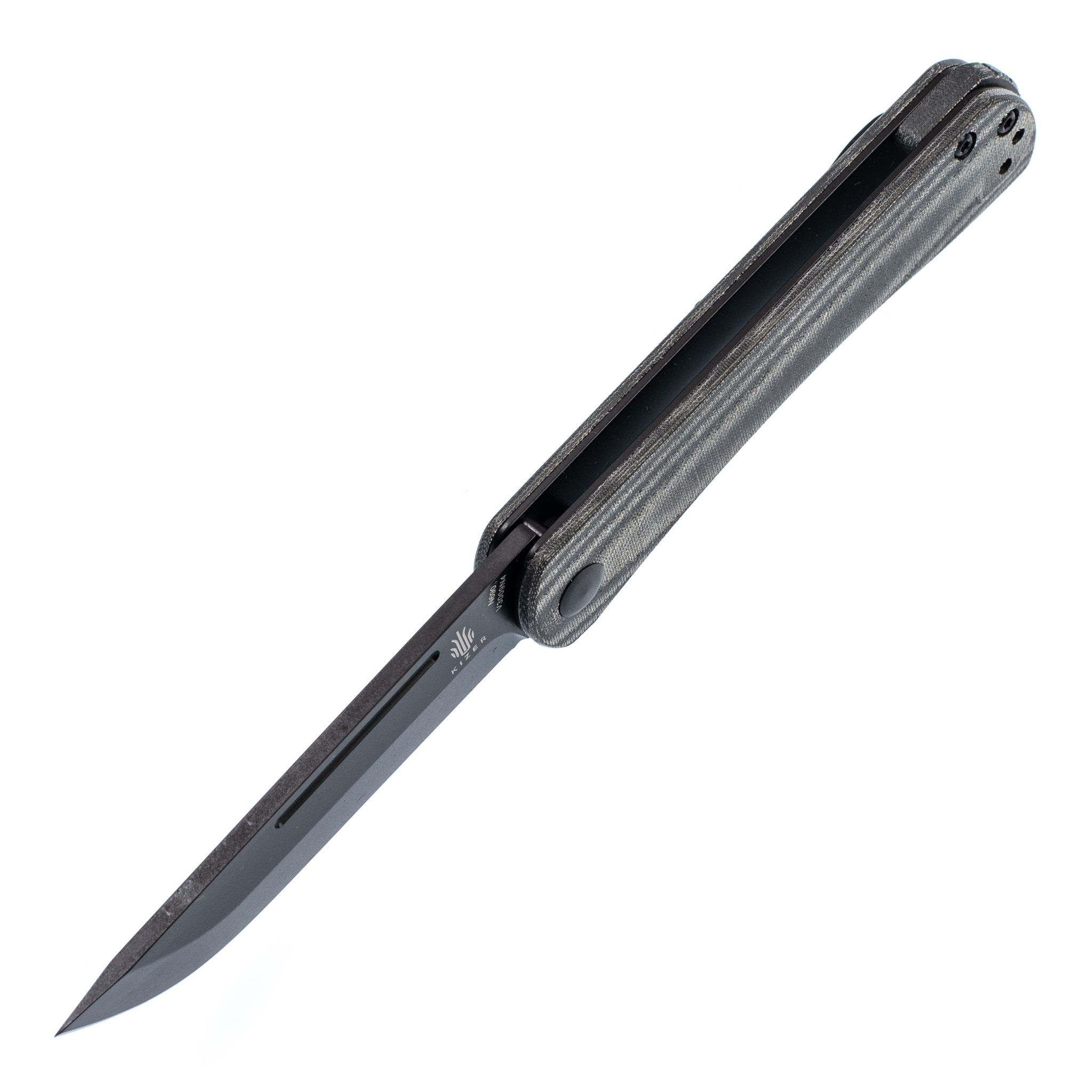 Складной нож Kizer Pinch, сталь N690, рукоять Black Micarta - фото 2