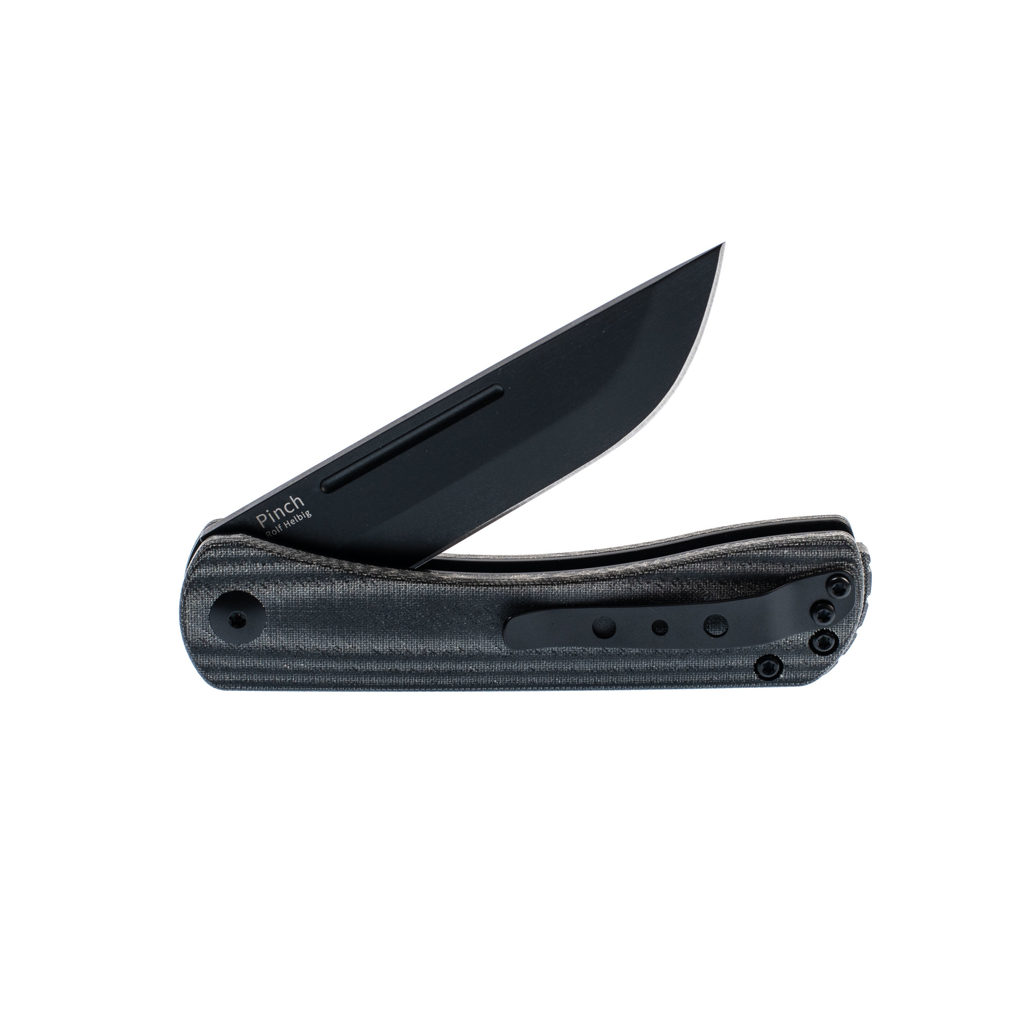 Складной нож Kizer Pinch, сталь N690, рукоять Black Micarta - фото 4