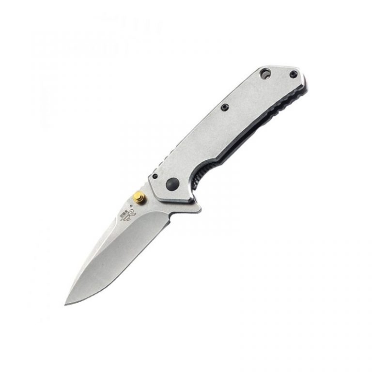 Складной нож Sanrenmu 7056LUF-SF, сталь 8Cr14MoV, рукоять сталь - фото 1