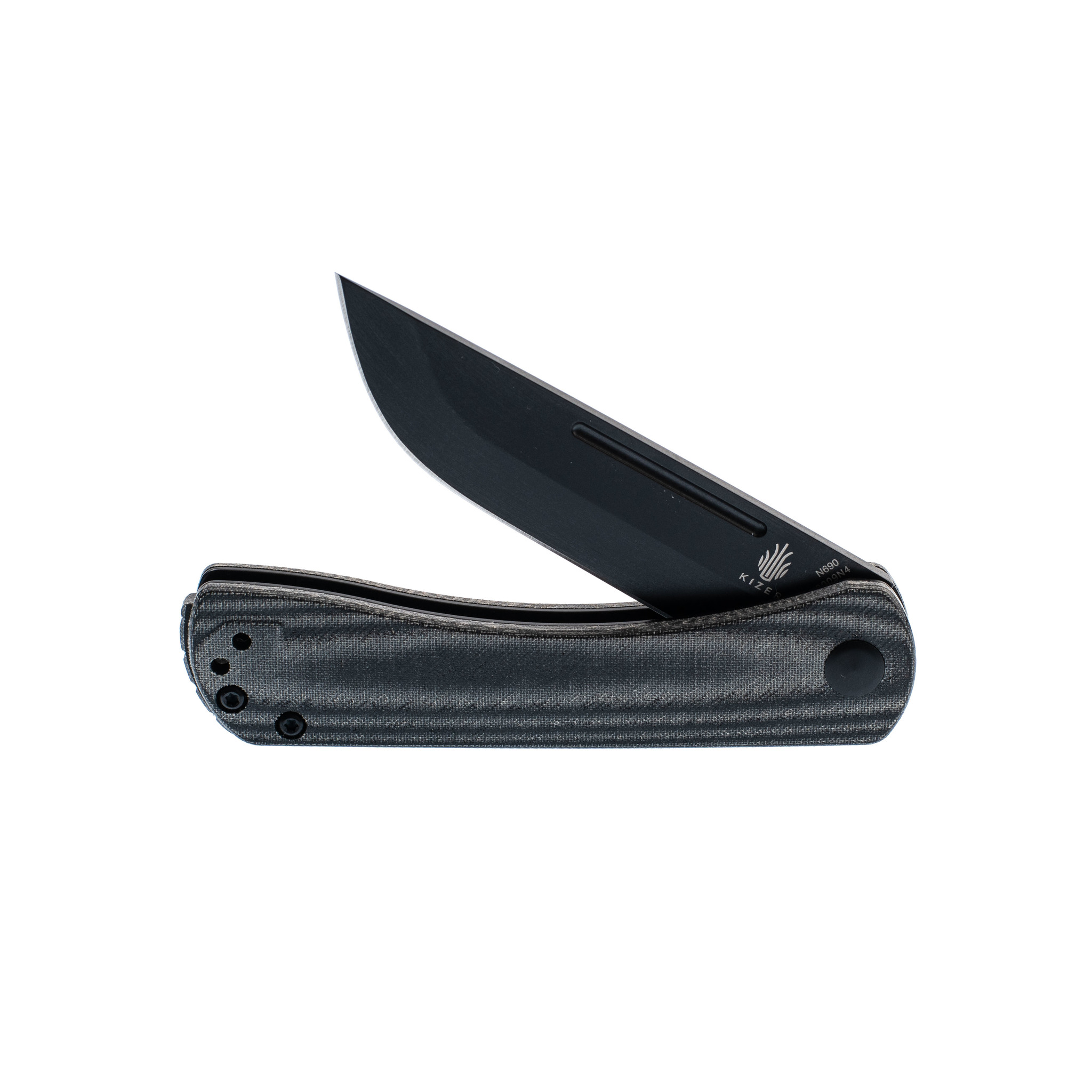 Складной нож Kizer Pinch, сталь N690, рукоять Black Micarta - фото 5