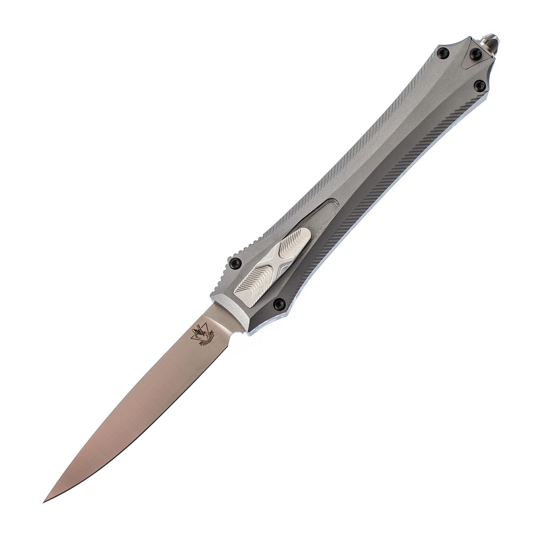 Автоматический фронтальный нож Бретер-01, сталь D2