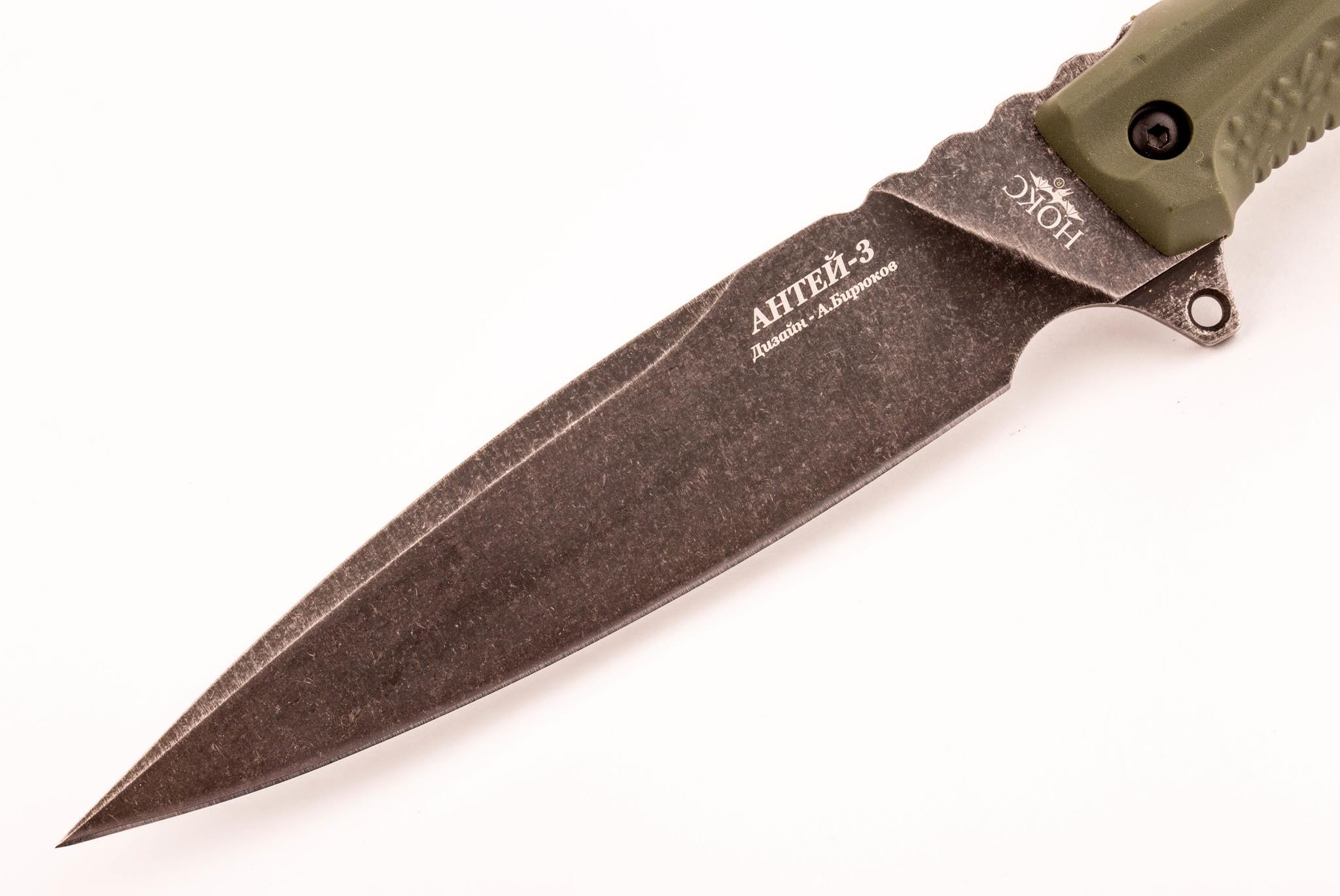 Нож Антей 3, AUS-8, зеленая рукоять, НОКС - фото 2