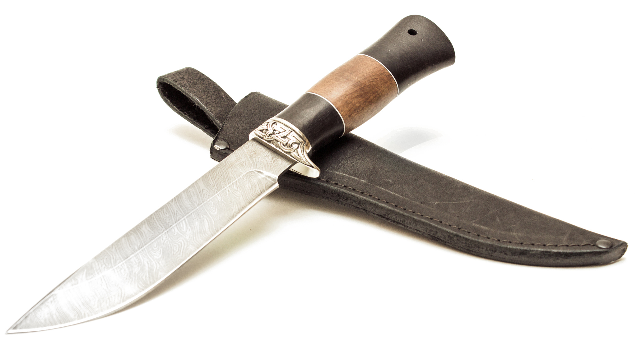Нож Беркут, дамасская сталь - фото 4