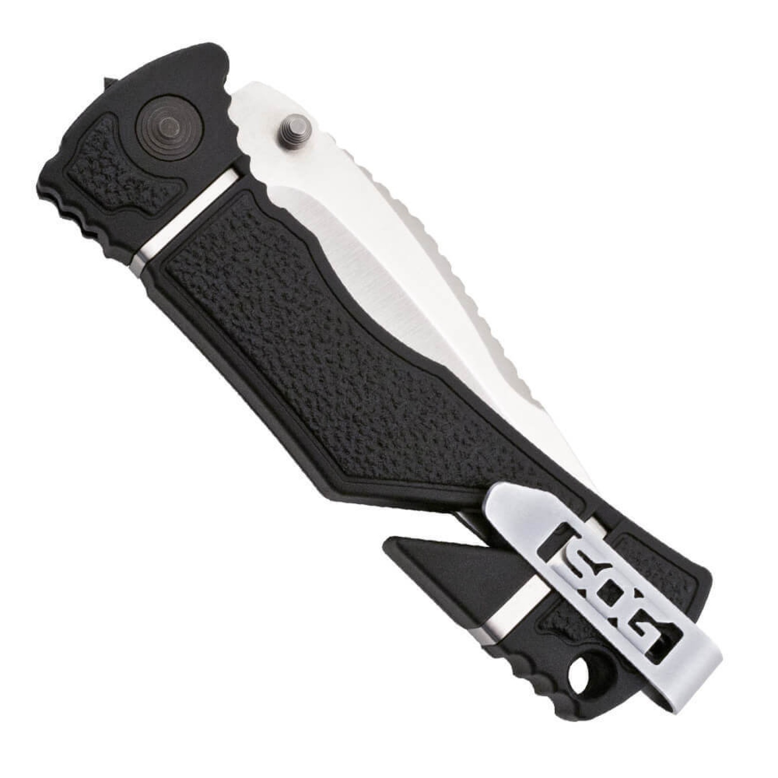фото Складной нож trident elite - sog tf101, сталь aus-8, рукоять термопластик grn с резиновыми вставками