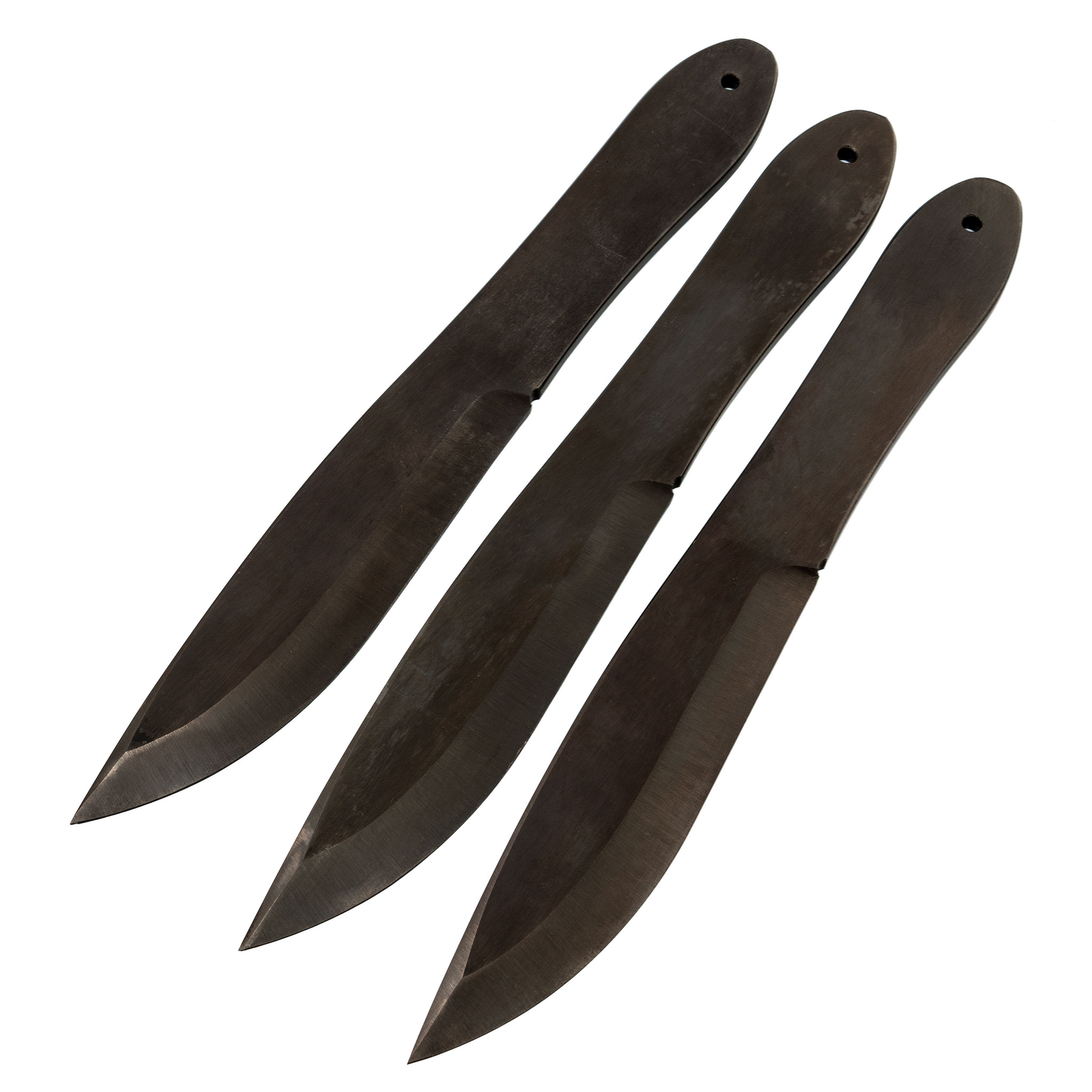 Набор из 3 Спортивных ножей «Профессионал-1», в кожаных ножнах трос стальной зубр профессионал din 3055 d 8 мм l 80 м