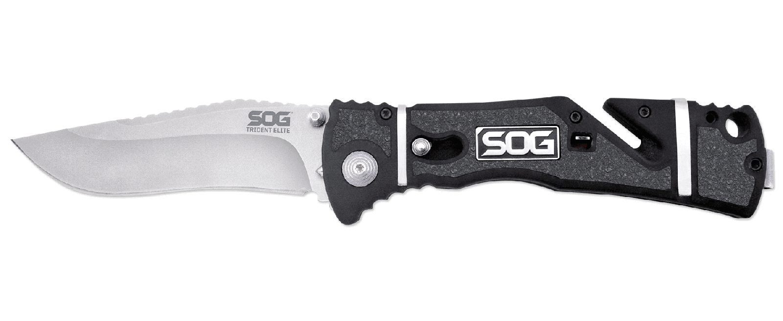 Складной нож TRIDENT ELITE - SOG TF101, сталь AUS-8, рукоять термопластик GRN с резиновыми вставками - фото 10