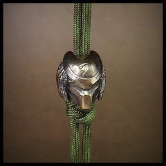 Фото Бусина для темляка Хищник, латунь