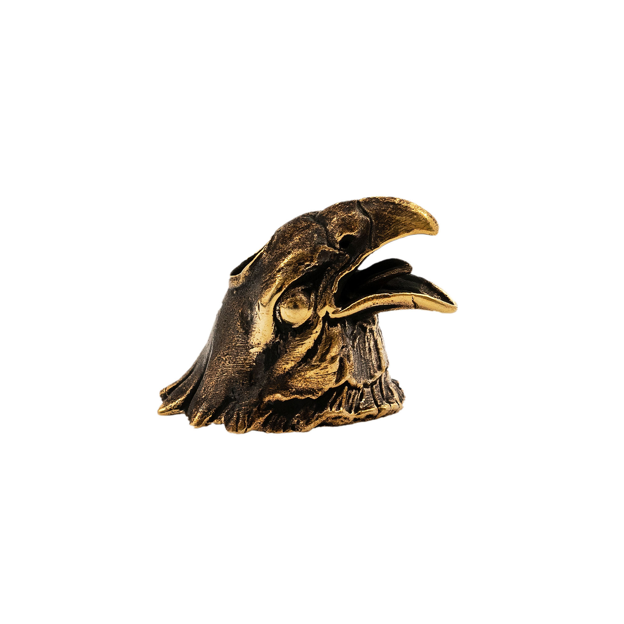 фото Бусина для темляка орел, бронза volgbead