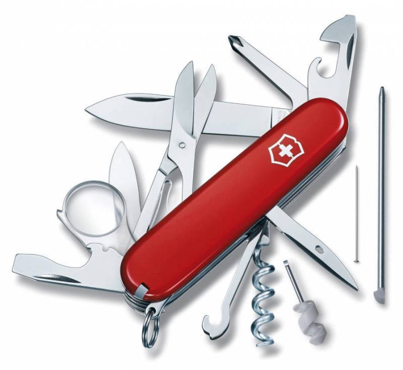 Нож перочинный Victorinox Explorer 1.6705 91мм 19 функций красный