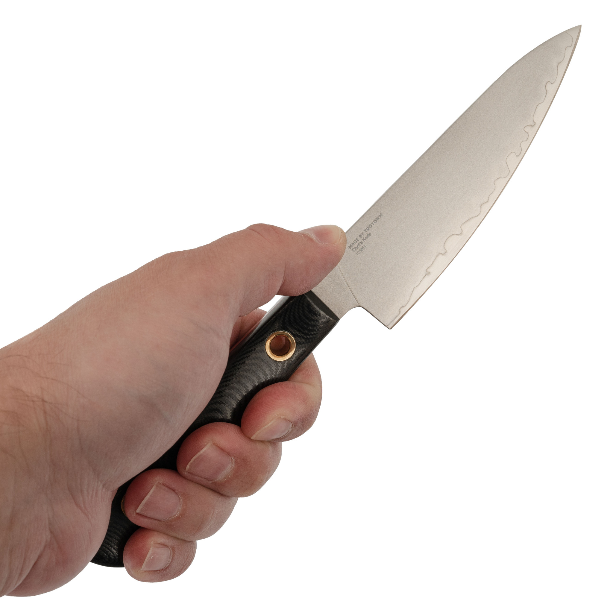 Кухонный нож Шеф малый, сталь VG10, G10 - фото 5