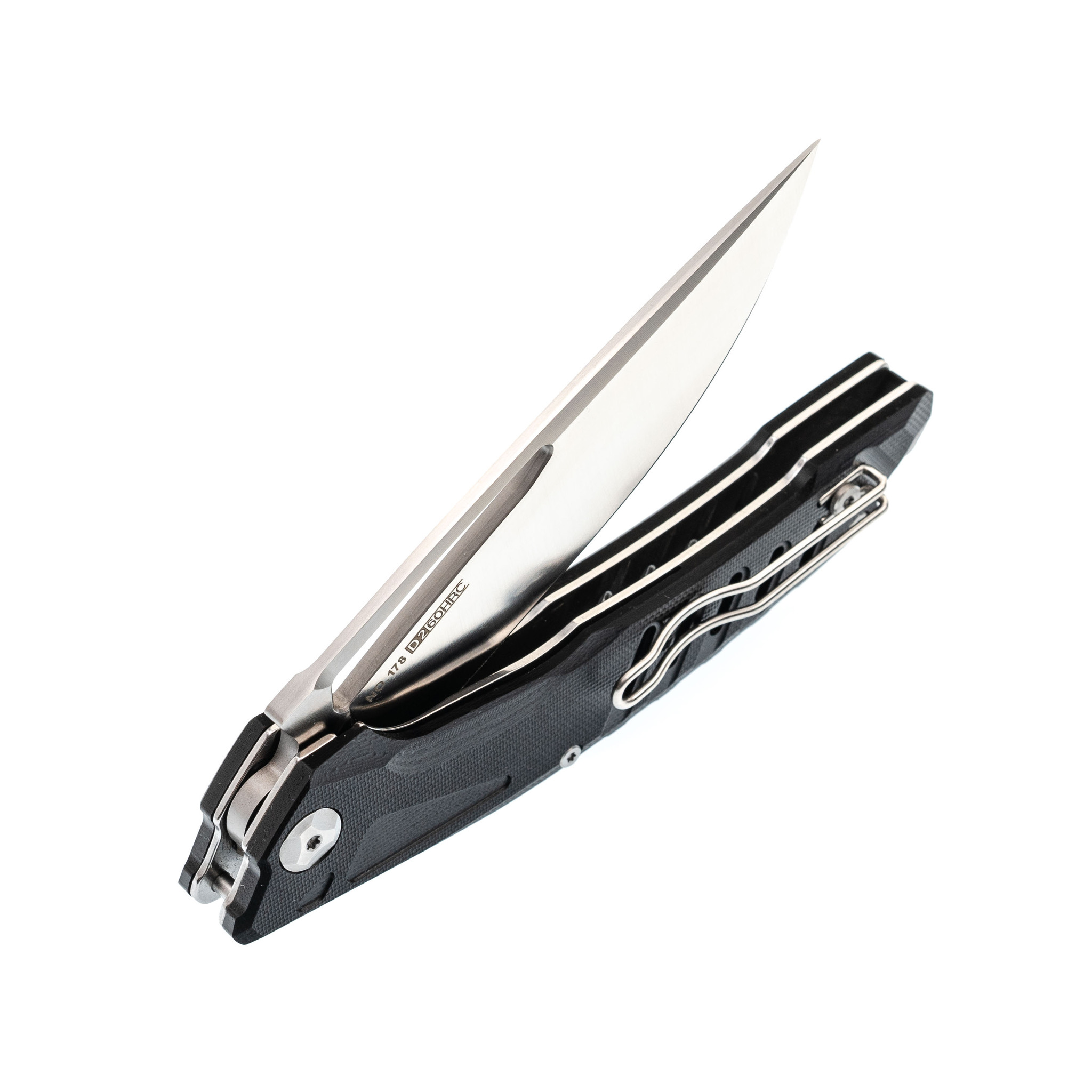 Складной нож Nimo Knives Black, сталь D2, G10 от Ножиков