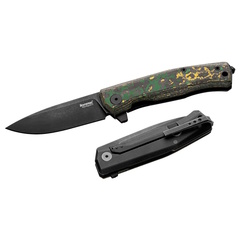 Фото Складной нож LionSteel MT01 Toxis Stone, сталь MagnaCut, рукоять карбон/титан